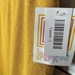 LuLaRoe 👑 Cassie Skirt Mustard textured Size L NWT Photo 4