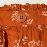 Abound  Moxie Floral Rust Pink High Waisted Pull On Shorts Size XS Photo 3