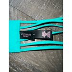 Victoria's Secret NWOT Teal Green  unlined Bandeau Yoga Strappy Detail size 36C‎ Photo 2