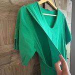 NWT Manta Del Lago Maxi Dress Sz Medium Green Lagenlook Artsy Photo 4