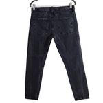Current/Elliott Black Distressed Skinny Jeans Size 28 Black Skinny Jeans Photo 1