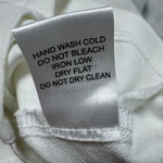 BlaShe White Stretch Denim Button Front Dress Size S Photo 4