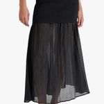 Steve Madden  Black Malvina Skirt Size Large Photo 0