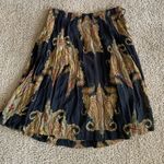 August Silk  Women Black Casual Skirt 6 Floral spring summer‎ Photo 2