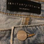Sanctuary BLUE LIGHT WASH DENIM HIGH RISE SHORTS 28 Photo 6