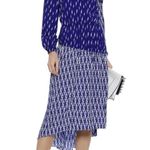 Sandro Lightning Bolt Bare Shoulder Crepe Midi Dress
Blue Kemila Size M Photo 2