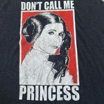Star Wars  Black and Red 'Don't Call Me Princess' Tank Top Princess Leila Photo 1