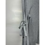 American Eagle  Women’s Xl Light Gray Knit Sweater Tie Sleeve Casual Top Photo 3