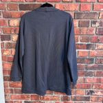 Japan airlines womens ribbed knit one button cardigan gray XL Photo 4