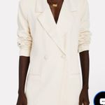 We Wore What  Cream Intusive Blazer Romper Photo 2