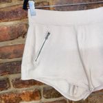 Aerie  Cream French Terry Cloth Zip-Pocket Sweat Shorts Women's Size Small Photo 1