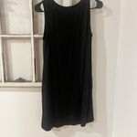 Prómesa Promesa Size M Crisscross Super Soft Classic Black Tank Dress Made In USA Photo 1