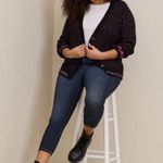 Torrid Cardigan Drop Shoulder Pink Hearts V-Neck Button Front Sweater - size 1 Photo 9