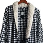 Just Love Women Belted Robe L Houndstooth Plush Cozy Warm Leisure Lounge Mdi New Photo 11