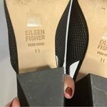 Eileen Fisher  Vasa stretch knit slingback pumps black size‎ 11 Photo 7