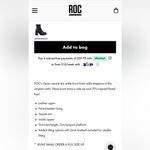 ROC Australia Invito Snakeskin Boots Women's Size 40 Black Photo 10