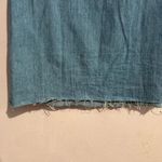 ZARA  Trafaluc Chambray Blue Denim Ruffle Mini Dress Photo 8