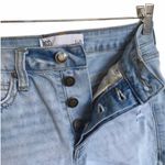 RSQ  Vintage High Rise Light Wash Blue Denim Jean Shorts Raw Hem Size 25 / 1 Photo 6