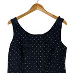 Sara Campbell Polka Dot Sleeveless Midi Dress Womens 10 Black Ruffle Classic Photo 2