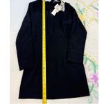 ZARA  Mini Dress Black Long Sleeve Cut‎ Out Gold Chain Detail Party Cocktail Photo 2