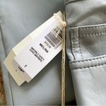 Aritzia Pant Melina High-Rise Straight-Leg Vegan-Leather Marble Grey 2 NWT Photo 6