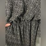 Maurice's  Women’s Sz Medium Black/White Cold Shoulder Elastic‎ Waist Dress Photo 10