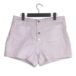 J.Crew Garment Dyed Cotton Japanese High Rise Denim Jean Shorts 30 Lavander Photo 10
