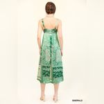 Emerald Green Midi Dress Size M Photo 3
