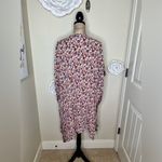 Knox Rose  Floral Open Side Kimono Duster in Cream & Multicolor Size M/L Photo 10