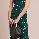 Faithfull the Brand  women dark green Polka Dot jumpsuit, size XS Photo 0