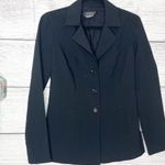 City Triangles Vintage Black 3 Button Lightweight Blazer Jacket Size Medium Photo 0