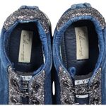 Vintage Havana Yves Washed Denim Sneakers Slip On Sparkle Sneakers Chain 10 Photo 6