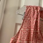 Loft  Coral/Pink Printed Sleeveless Blouse Medium Photo 4