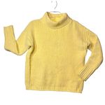 Philosophy Republic Clothing Sweater Womens Small Yellow Turtleneck Ribbed Knit Photo 1