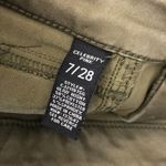 Celebrity Pink Womens Jeans Zip Ankle Skinny Stretch Olive Green 7/28 Photo 3