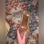 Diane Von Furstenberg Dvf reptile skin boho stiletto heels y2k designer luxury $300 classic Photo 2