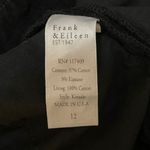 Frank & Eileen  kinsale black corduroy pants women’s size 12 Photo 5