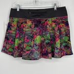 Lululemon Pace Rival Mid-Rise Skirt *Long Women's Size 10 Vivid Floral Multi NWT Photo 11