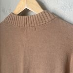 Quince  organic cotton camel cropped cardigan sweater Photo 10