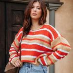 VICI NWT Striped Knit Sweater Photo 0