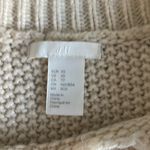 H&M Cream Off White Knit Oversized Crewneck Sweater Size XS Photo 1