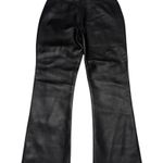 Gap Vintage Y2K  Vegan Leather Trousers Black Pants Bootcut Womens Medium 2000s Photo 1