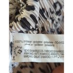 ZARA  Cream & Black Leopard Printed Cropped Blouse Womens S‎ Mob Wife Y2K Photo 4