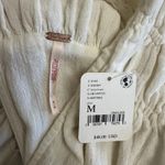 Free People Free‎ People Hot Spell Top Ivory M NWT Smocked Crop Peasant Boho Cottagecore Photo 1