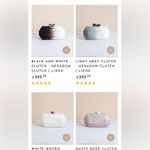 LIKHÂ Yellow Orange & Cream Woven Clutch Purse NEW Handmade Bag Photo 15