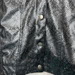 Fashion Bug Vintage  Jacket Snakeskin Print Silver Button Front No Size‎ Tag Photo 3