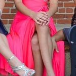 Hot Pink Prom Dress Size 2 Photo 1