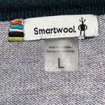 Smartwool  Shadow Pine Colorblock Crew Sweater Wool Blend Women Size Large Green Photo 7