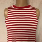 Time and Tru Red & White Striped Dress Size Small Photo 1