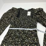 ASTR  the Label Victoria Long Sleeve Mini Dress Black Blush Ditsy Size Medium NEW Photo 9